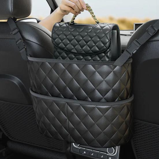 

Органайзер для автомобильного сиденья, универсальная подвесная сумка для хранения документов, бутылок с водой, игрушек, многокарманная дорожная сумка с карманом, подходит для большинства транспортных средств A