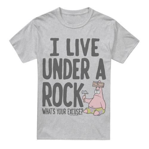 SpongeBob SquarePants Mens Under A Rock T-Shirt