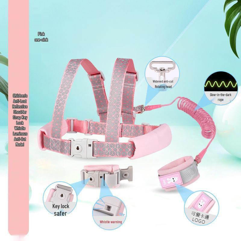 

Luminous Child Anti-Lost Bracelet with Traction Strap 1.5 meters
