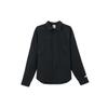 SB Polo Style Solid Color Long Sleeve Multi Pocket Shirt Unisex Shirts Black White FV7346-010