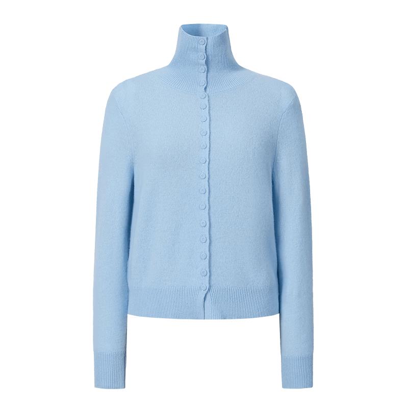 JIUZI ANNACO Women's Wool-Cashmere Blend Knit Cardigan