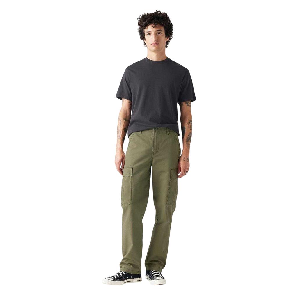 Levis Mens Canvas Straight Leg Cargo Trousers