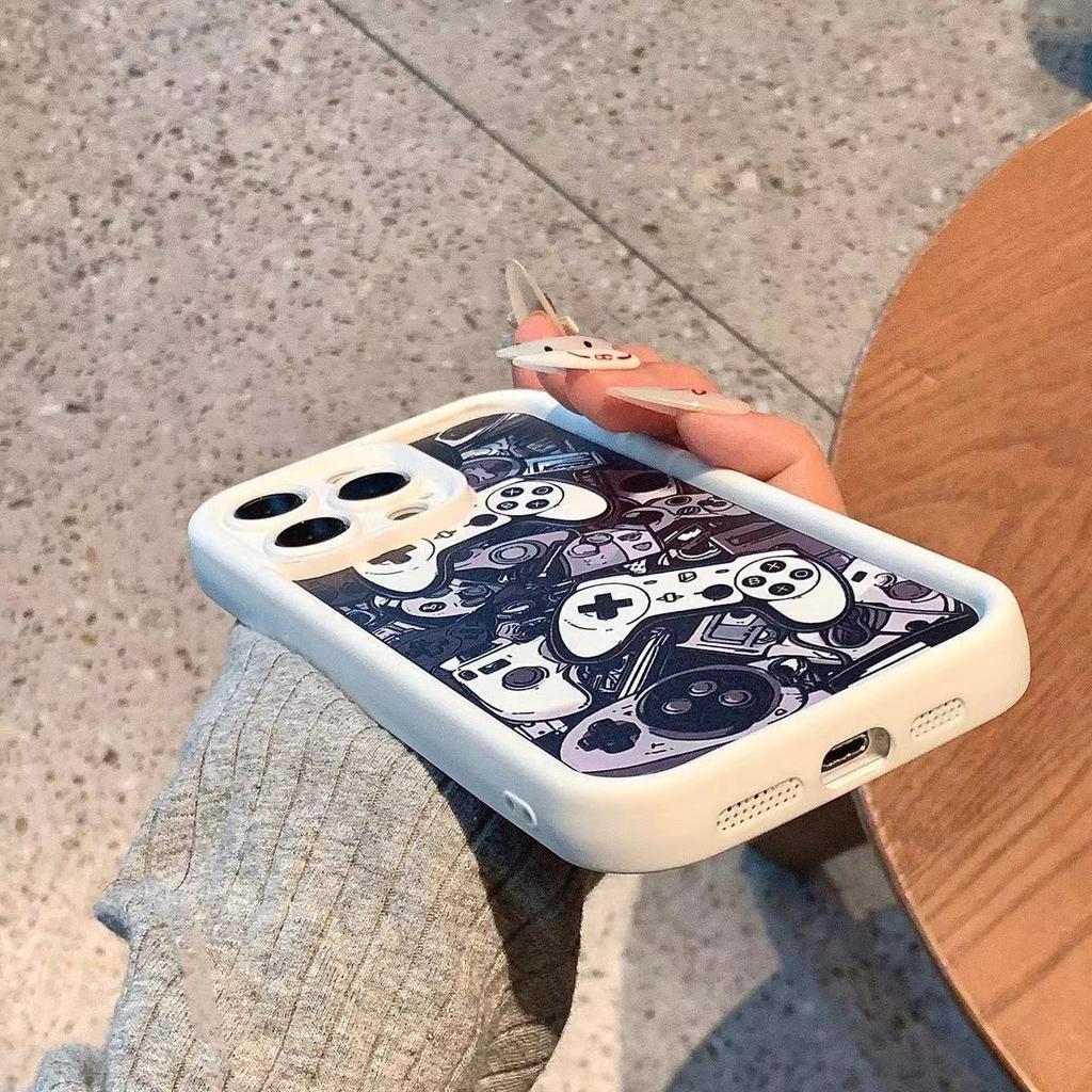 Retro Gamepad for iPhone16 Pro Phone Case 15plus Trend 14promax Apple 13 Soft X