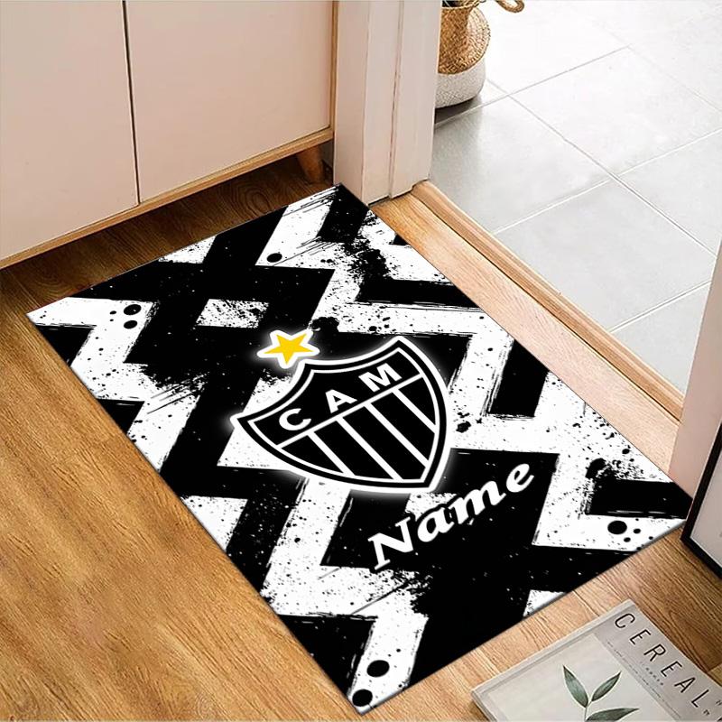 Custom Name Cam Abstract Artwork Rug Game Carpet, Floor Mat for Bedroom Living Room Entryway Rug, Home Decor Idea Gift for Christmas Birthday