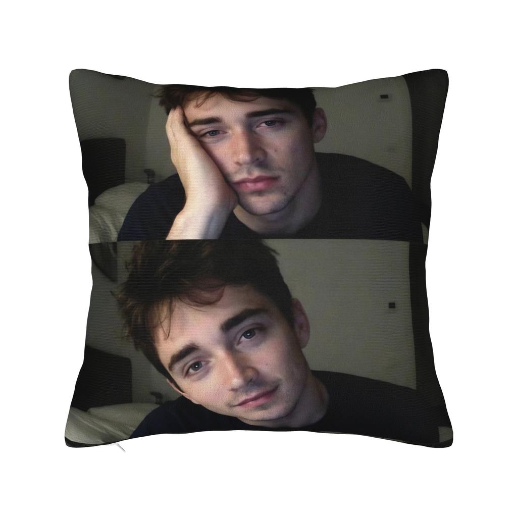 C-Charles Leclerc Pillow Covers Merchandise Soft Cushion Cover Decor  Throw Pillow Case Cover Home Multi Size