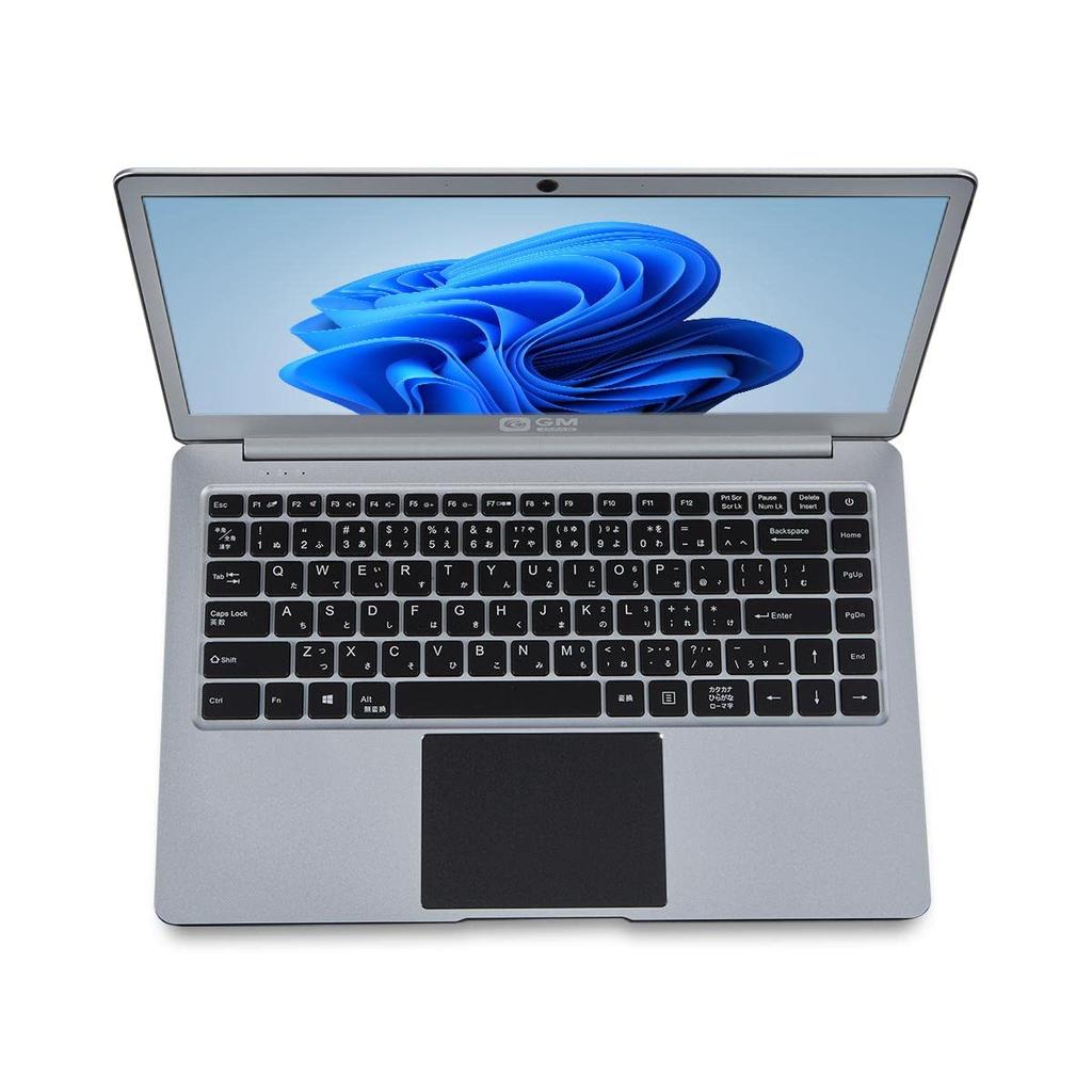 GLM Slim Laptop with Windows 11 256GB 8GB WPS USB Full HD GM-JAPAN Ultra-Lightweight, 14-inch Office, SSD, Memory, Office, Celeron, Wi-Fi, 3.0, HDMI,