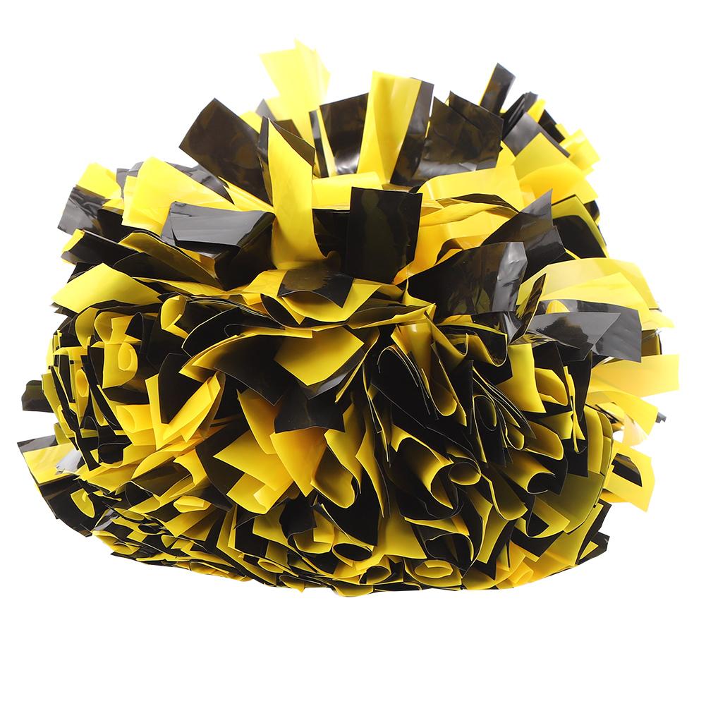 Bunte Cheerleading-Blume Anfeuerungs-Hand-Pompons für Gymnastik-Wettkampf Sportzubehör