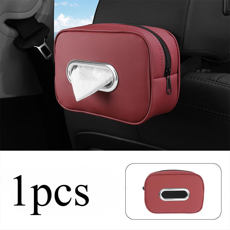 1pcs Universal Car Interior Seat Back Tissue Storage Bag Accessories Toilet Paper Organizer