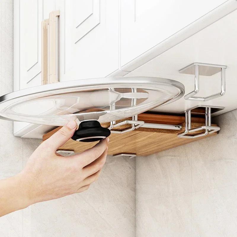 Wall Hanging Bathroom Accessories Kitchen Organizer Shelf Self-adhesive Stainless Steel Sink Coat Racks Home Gadgets Drying Rack