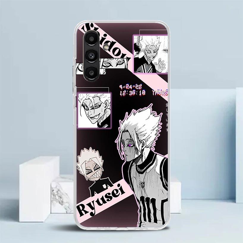 Blue Lock Shidou Ryusei Cover for Samsung Galaxy A17 A37 A57 A16 A26 A36 A56 A15 A14 A55 Phone Case A13 A53 A25 A35 A24 A34 A23