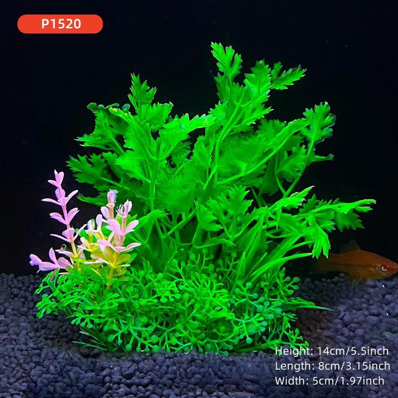 14cm/5.5inch Fish Tank Simulation Plant Aquarium Artificial DIY Decor Plants Water Grass Fish tank decorations