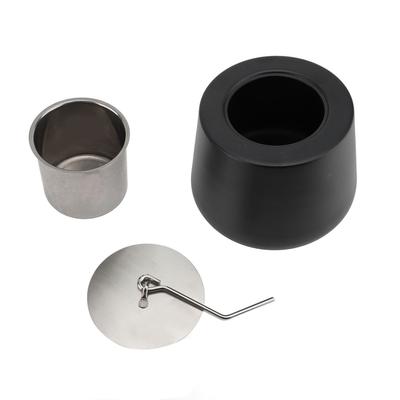 Tabletop Fire Pit Bowl Smokeless Burning Portable Black Table Top Fireplace Fire Bowl for Indoor