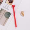 1pc Heart Shaped Gel Pens Teachers Gifts Cartoon Signature Pen Cute Gel Pen School Writing Pens Stationery Back To School Season