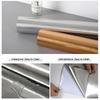 Stainless Steel Wire Drawing Wallpaper Sticker Wall Stickers Kitchen Cabinets Wallpaper Fridge Elevator Door 40cm Adhesive Home