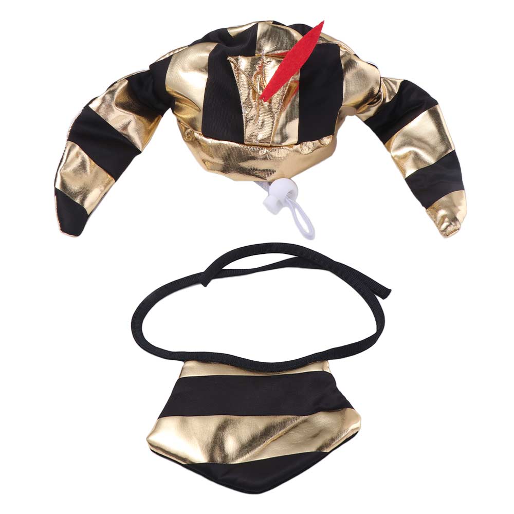 Cute Pet Egyptian Pharaoh Hat Breathable Cat Golden Pharaoh Hat Halloween Party Hat  Photo Props