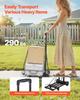 Folding Hand Truck 290 lbs Platform Cart Dolly Trolley Cart for Moving