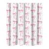 Stylish Bowknot Bath Curtain Water Resistant Fabric Shower Curtain Easy Maintenances Household Hotel Bathroom Use