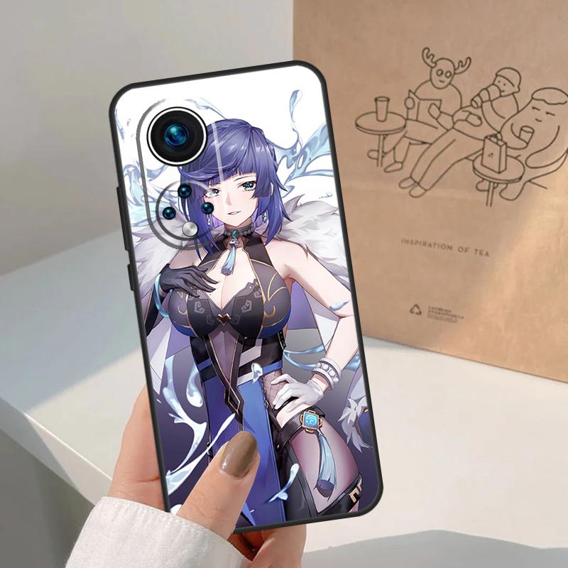 Genshin Impact Yelan For Honor Magic 8 Pro 7 6 5 Lite Case For Honor Win RT 200 400 50 70 90 X8b X9a X9b X9c X9d