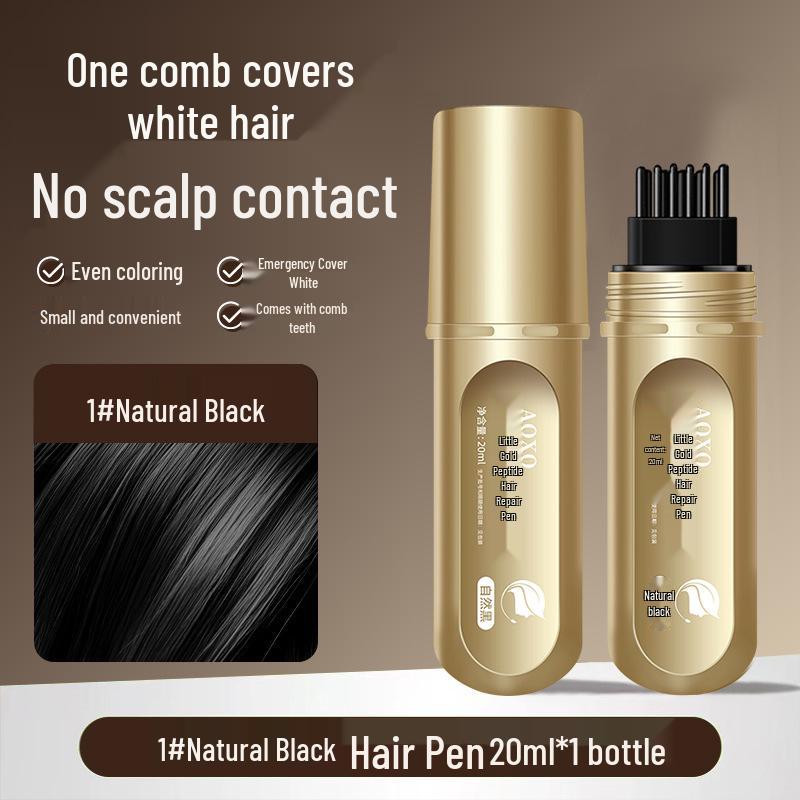

Grass Collection Gold Peptide Hair Pen: Temporary Hair Dye & Touch-Up Stick