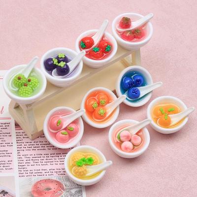 Resin DIY Accessories: 3D Fruit Cartoon Shoe Buckle, Hairpin Jewelry & Cream Glue Set
