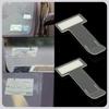 Car Window Fastener Stickers Plastic Ticket Holder Transparent Temporary Parking Business Card Holder Car Interior Accessories