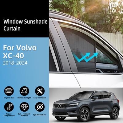 Parasol Personalizado para Volvo XC40 2018-2024 Malla para Ventanilla Lateral Pantalla de Privacidad
