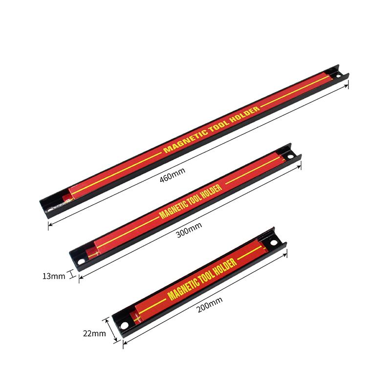 1Pc 200/300/460mm Magnetic Tool Holder Bar Organizer Storage Rack Knife Wrench Pliers Hand Tool Storage