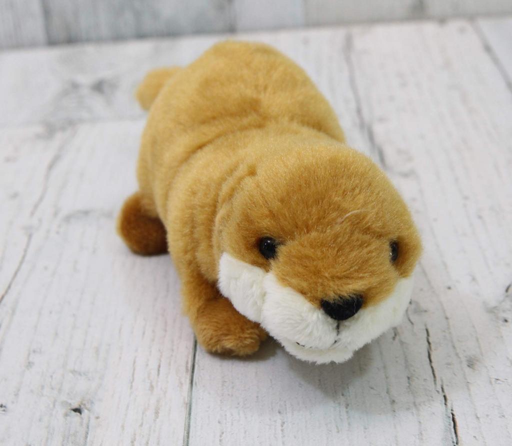 Take Off Plüsch Safari Magnet Otter Braun