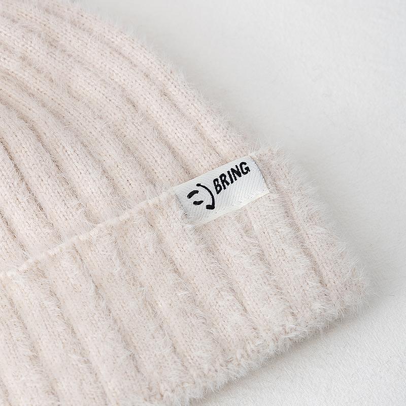 Neuer Stil Kpop Stil Hut Kunstpelz Mütze Süße Winter für Frauen Warm halten Dandy Hüte für Mädchen Outdoor Streetwear Strickmütze