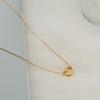 Stainless Steel Retro Knot Heart Necklace for Women