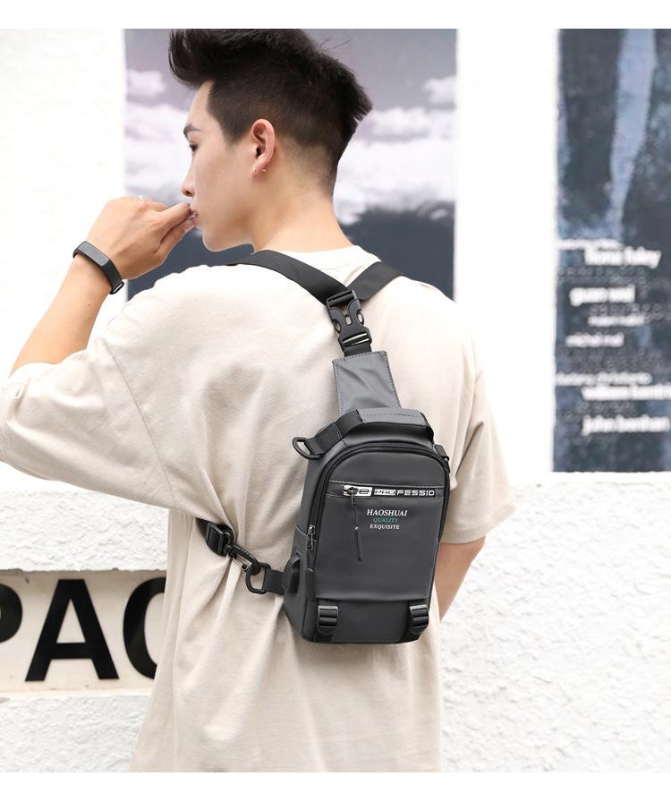 Uniszex melltáska Egyszerű tárolótáska Könnyű utazási kis hátizsák Kereszttestű táska Divat Alkalmi Egyágyas Táskák