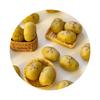100 Pièces Maison de Poupée Miniature Résine Pomme de Terre Simulation Légumes Modèle pour Mini Décoration Jardin de Fées Accessoires Miniatures