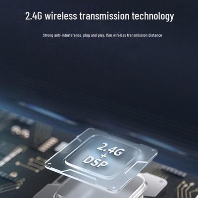 Wireless Monitoring Headphones: 2.4G, Pro-Grade Sound Card, Noise Reduction, Stereo Ear-Hook, 3.5mm Jack