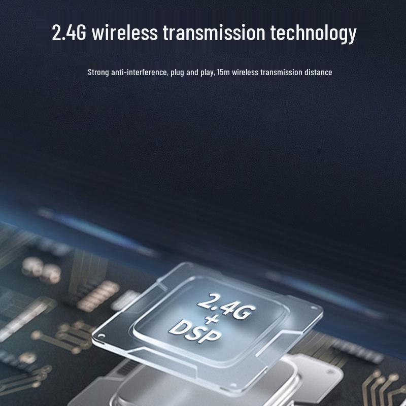 Wireless Monitoring Headphones: 2.4G, Pro-Grade Sound Card, Noise Reduction, Stereo Ear-Hook, 3.5mm Jack