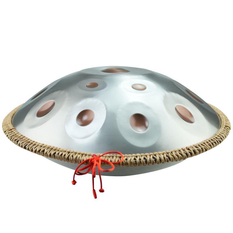 Professional-Grade Steel Tongue Drum: 14, 12, or 10-Tone Handpan Ethereal Instrument