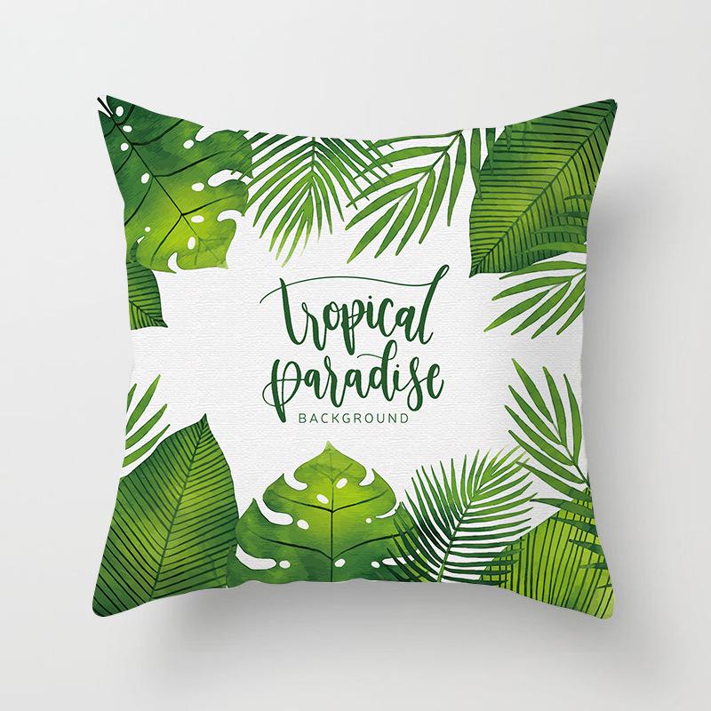 Ins Home Cartoon Plant Digital Printing Car Pillow Cushion