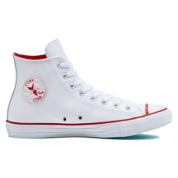 Converse Chuck Taylor All Star Seasonal Color Leather High Top Sneakers Unisex Sneakers White 166729C