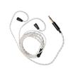3.5mm Upgraded Earphone Cable 4 Core Silver Plated Copper Wire Gold Plated Plug Replacement Cable