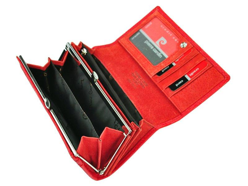 Dámská peněženka s prvky z pravé kůže Pierre Cardin P79 455