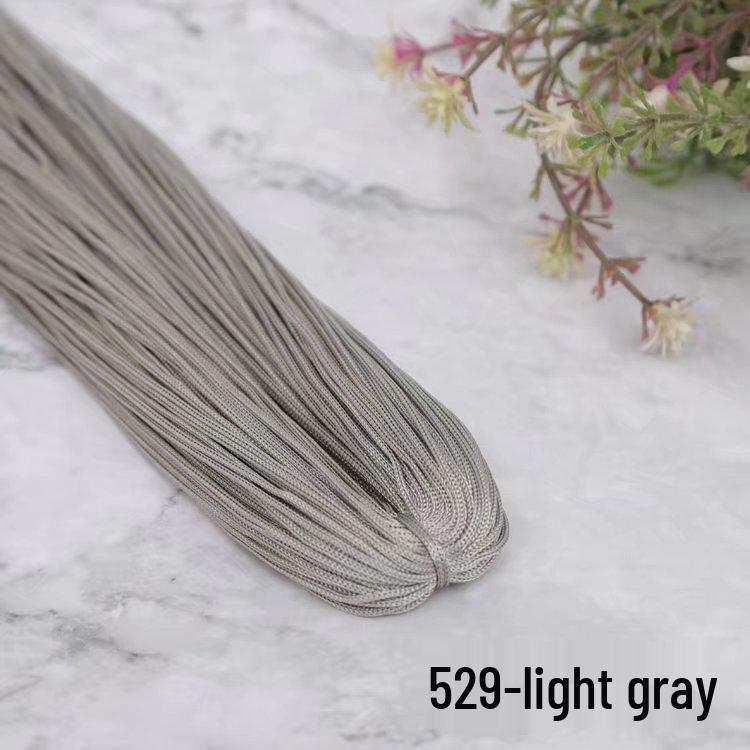 1mm Fine Ice Silk Crochet & Knitting Thread – Ideal for DIY Bags, Sandals, or Summer Hats