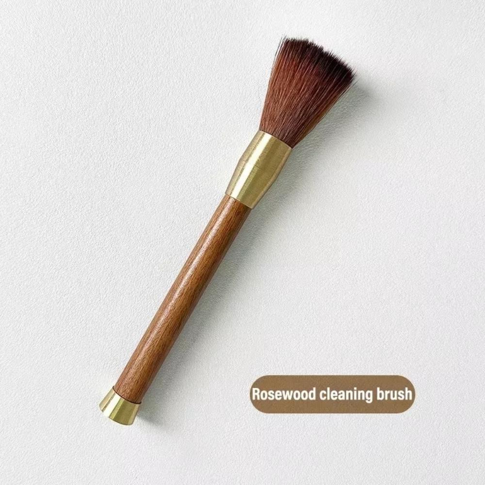 1Pcs Wooden Handle Espresso Machine Cleaning Brush  For Home Kitchen Barista Cafe Use
