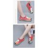 Cloth Shoes Casual Fly Weaving Sports Painted Single Shoes, Breathable Soft Sole Fashion Stirrups Women's Shoes