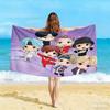 1pc Beach Towel for Beach Swimming,K POP Groups Design Style Microfiber Beach Towel Oversized, Quick Dry, Sand Free