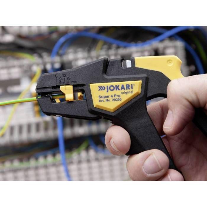 Jokari Super 4 Pro 8203200 Pince à dénuder automatique 0.2 à 6.0 mm² 10 à 24
