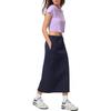 Solid Color Low Waist Slim Fit Casual Long Skirt Women Skirts 485599-69