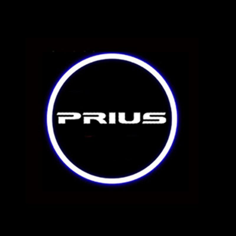 For Toyota ZVW40 2PCS for Toyota Prius 30/40/50 Series 2005-2019, LED door welcome light, projector light, ground light, door warning light, deco