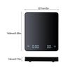 Coffee Scale, Portable Digital Kitchen Scale Kitchen Food Scale with Timer and HD LED Screen for Coffee, Jewelry, Vegetables