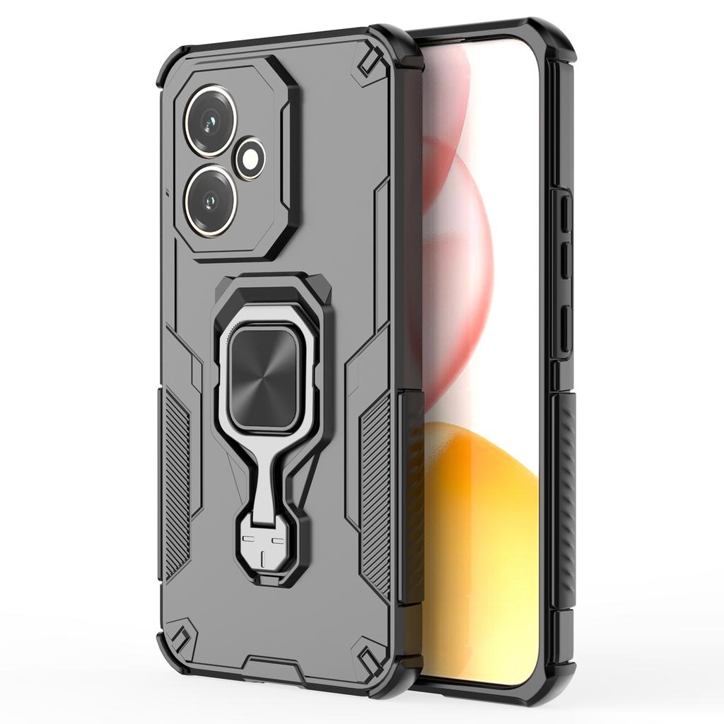 Pro Honor 400 5G (Globální) Pouzdro Otočný Prsten Stojánek PC+TPU Nárazuvzdorný Kryt na Telefon