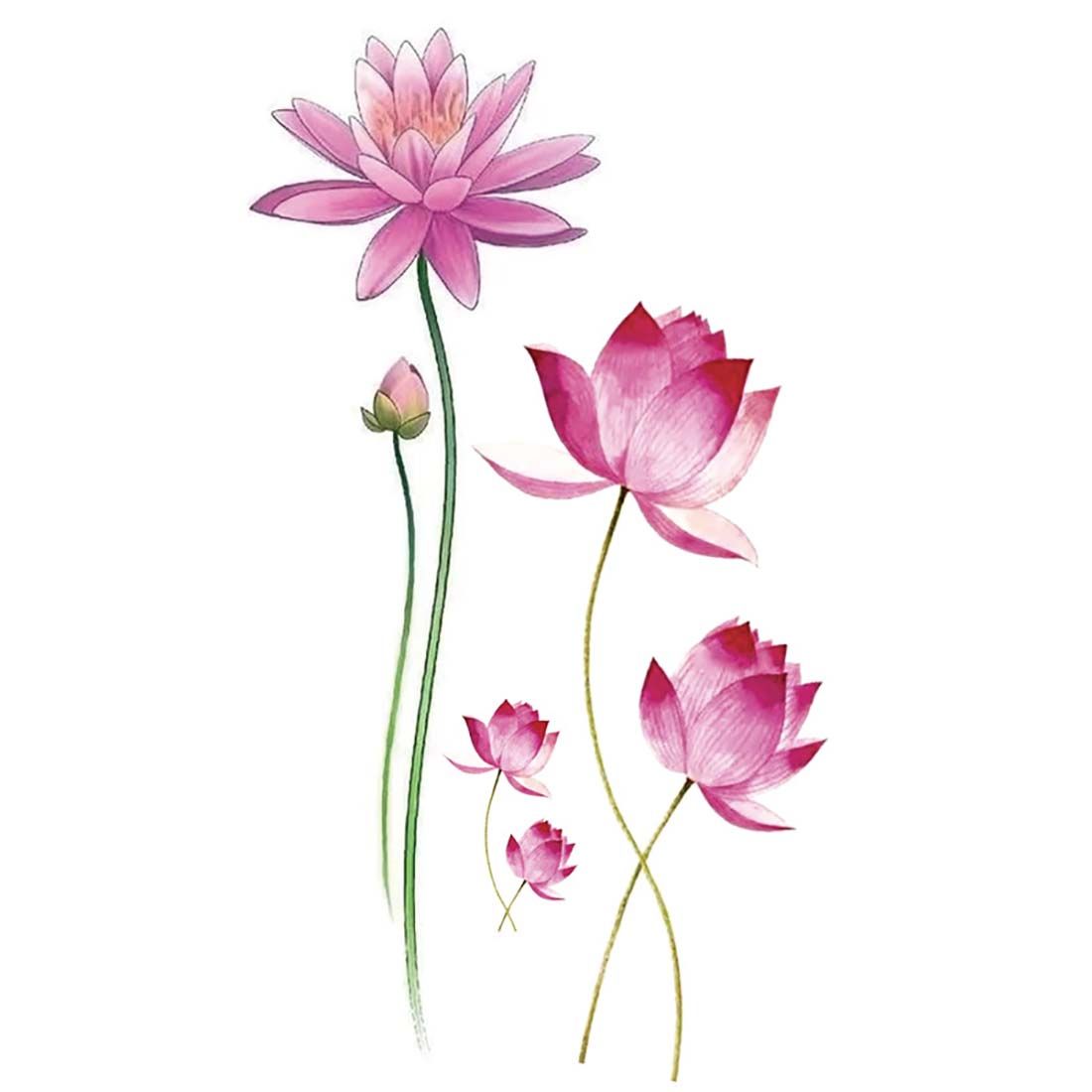 

Тривала тривимірна наклейка для татуювання тіла Тимчасова наклейка Чорна троянда Метелик Дизайн Обкладинка Шрами QQ-020