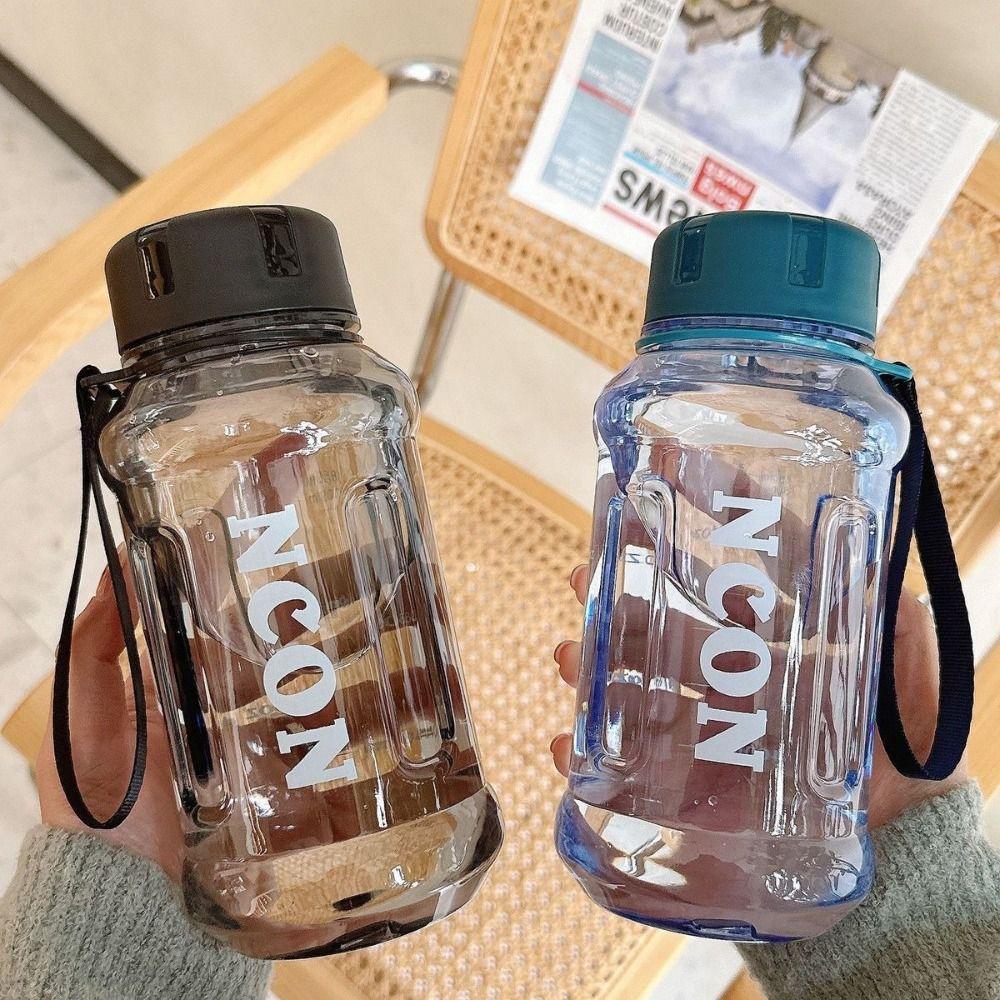 850/1100/1300ml Drinking Cup Leakproof Travel Kettle Outdoor Sports Clear Water Bottle